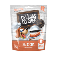 Snack Petitos Delicias Do Chef Sabor Salsicha Para Cães - 65 G
