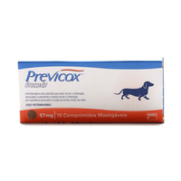 Anti-inflamatório Merial Previcox 57 Mg - 10 Comprimidos