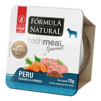 Ração Úmida Fórmula Natural Fresh Meat Gourmet Peru, Cenoura & Linhaça para Cães Adultos