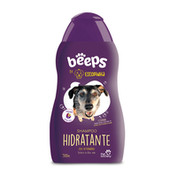 Shampoo Hidradante Pet Society Beeps Estopinha Extrato Aloe Vera Para Cães E Gatos - 500 Ml