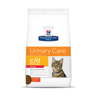 Ração Seca Hills Prescription Diet C/d Multicare Stress Cuidado Urinário Para Gatos Adultos - 1.8 Kg