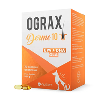 Suplemento Alimentar Avert Ograx Derme 10 para Cães e Gatos
