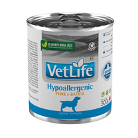 Ração Úmida Farmina Vet Life Hypoallergenic Para Cães Sabor Peixe - 300 G