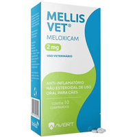 Anti-inflamatório Avert Mellis Vet Para Cães De 10 A 15 Kg - 2 Mg - 10 Comprimidos