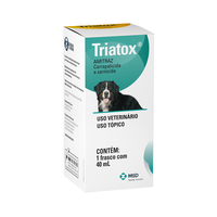 Carrapaticida e Sarnicida MSD Triatox Amitraz para Cães - 40ml