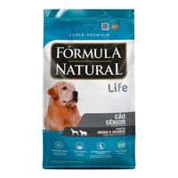 Ração Seca Fórmula Natural Life para Cães Sênior Portes Médio e Grande