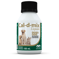 Suplemento Vetnil Cal-d-mix Líquido para Cães e Gatos
