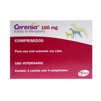Antiemético Zoetis Cerenia - 4 Comprimidos - 160 Mg