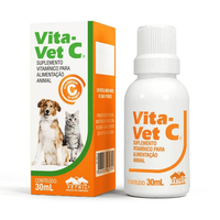 Suplemento Vitamínico Vita Vet C Gotas - 30 Ml