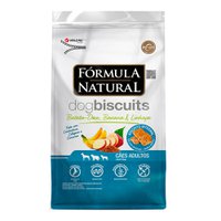 Biscoito Integral Fórmula Natural dogbiscuits Batata-Doce, Banana & Linhaça para Cães Adultos