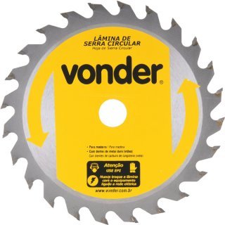 Disco de Serra Circular Vonder para Madeira 350mm x 30mm 36 Dentes