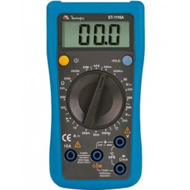 Multímetro Digital Minipa Para Teste De Bateria ET-1110A