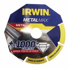 Disco de Corte Irwin Diamantado MetalMax 9 Pol