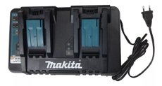 Kit de Energia Makita 4 Baterias 18V 4AH + Carregador Duplo 127V + Maleta