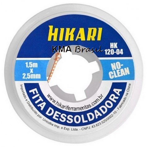Fita Dessoldadora Hikari 1,5M X 2,5MM CLEAN