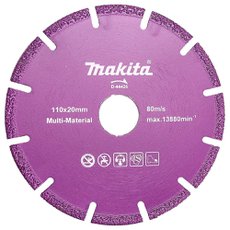 Disco Diamantado Makita Multimaterial 110 X 5 X 20mm com Anel D-44426