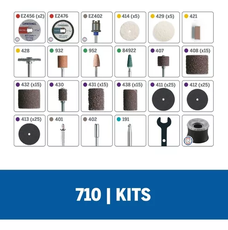 Kit Para Mini Retifica Uso Geral 160 Peças Dremel 710