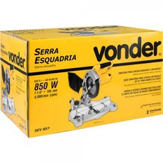 Serra De Esquadria 7.1/4 Pol. 850W SEV 857 Vonder