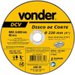 Disco De Corte Fino Vonder 9 Pol. 230mm G36 2 Telas