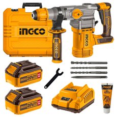 Martelete 20v Combinado 28mm 4.5j 2x 4ah Crhli202882-9 Ingco