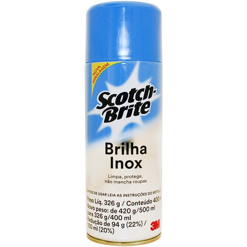 Brilha Inox Scotch-Brite 400ml