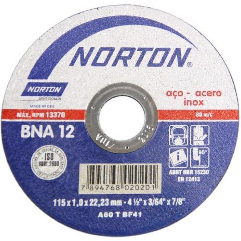 Disco De Corte Norton Fino 4.1/2 Pol. BNA12