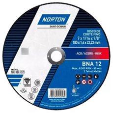 Disco De Corte Norton Fino 7 Pol. BNA12