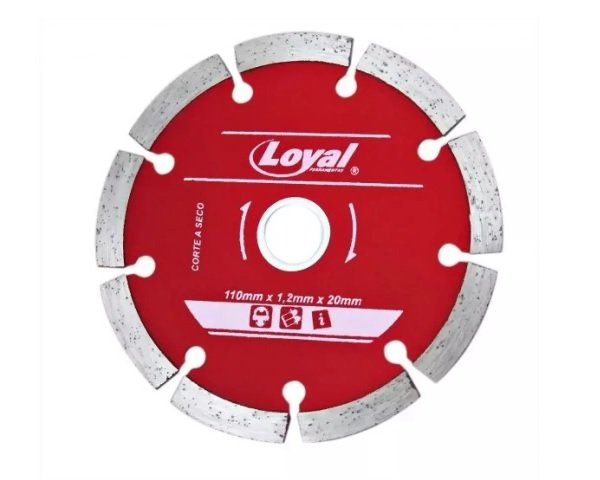 Disco de Corte Loyal Diamantado 4.1/2 Segmentado