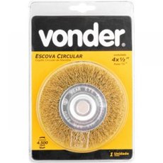 Escova circular Vonder 4 X 1/2 X 1/2