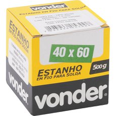 Estanho Vonder em Fio 1,5 mm 40x60 com 500 g. 7451406015