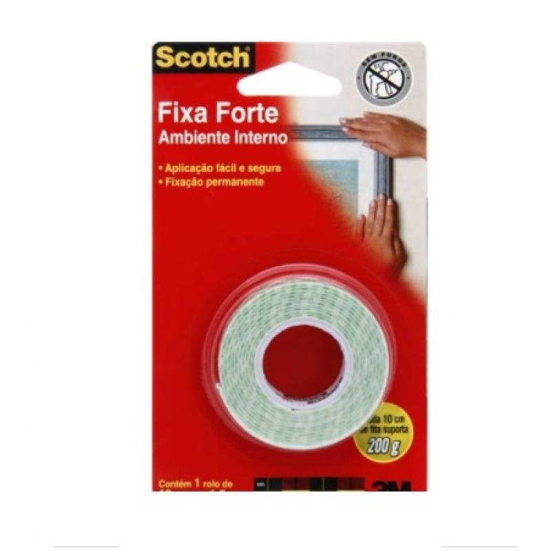 Fita Dupla Face De Espuma 3m Scotch Fixa Forte 12MM X 1.5M - 3M