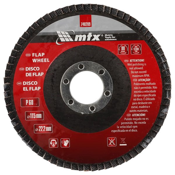 Disco Flap MTX 4.1/2 GR60 | Pires Martins
