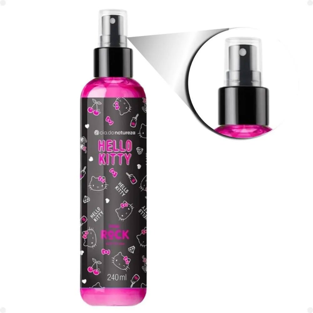 Body Splash Hello Kitty Pink Rock 240ml | Ramavi Cosméticos