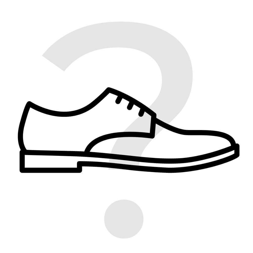 Значок мужской обуви