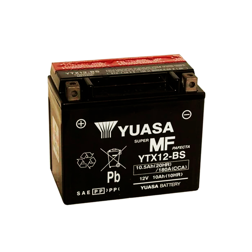Bateria Yuasa YTX12BS 8.5Ah Vulcan 900 / GSXR750W / Triumph 800