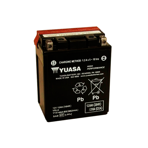 Bateria Yuasa YTX14AHBS 12AH Shadow /  Interceptor / Quadriciculo