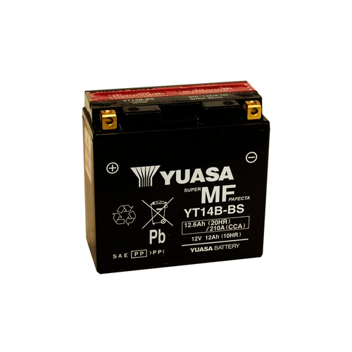 Bateria Yuasa YT14BBS 12AH MT-01 / XJR1300 / Midnight Star