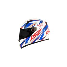 Capacete Ls2 FF358 Draze Branco/Azul/Vermelho