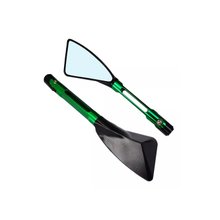 Espelho Esportivo Modelo Rizoma Alumínio Verde
