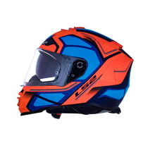 Capacete LS2 FF800 Storm Faster Laranja e Azul