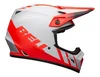 Capacete Cross Bell MX9 MIP Dash Gray Infrared/Red/Black