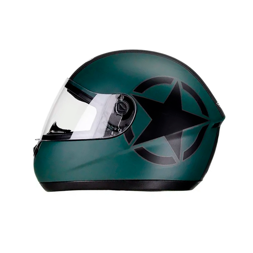 Capacete Peels Spike Army Verde Militar Fosco | SBS Motos