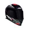 Capacete ASX Eagle Street Preto/Grafite e Branco
