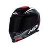 Capacete ASX Eagle Street Preto/Grafite e Branco