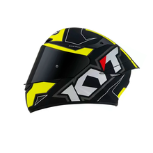 Capacete Kyt TT-Course Electron Preto e Amarelo