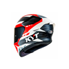 Capacete KYT TT-Course Gear Preto e Vermelho