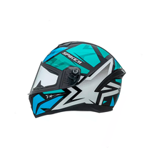 Capacete Peels Spike II 1st Preto e Verde Água