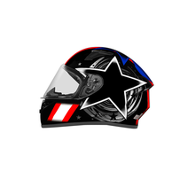 Capacete EBF X Troy FF526 Cosmic Preto e Branco