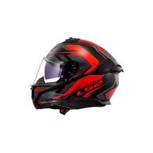 Capacete  LS2 FF808 Stream II Fury Preto e Vermelho