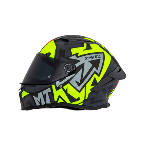 Capacete MT Helmets Stinger Meld B3 Fluor SBS Motos